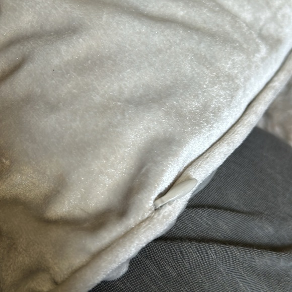 Silver grey accent Christmas cushion - Picture 5 of 6